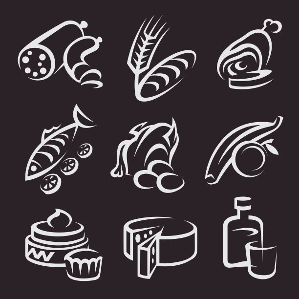 食物图标合集图片下载
