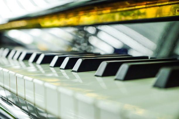 钢琴键盘图片下载