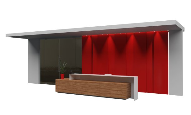 接收孤立在白色背景3d插图图片下载