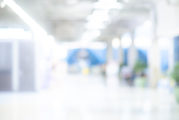 抽象模糊机场候机厅背景图片下载