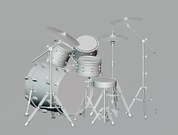 默认照片的音乐商店，3d渲染图片下载