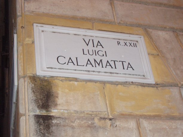 罗马的街道标志图片下载