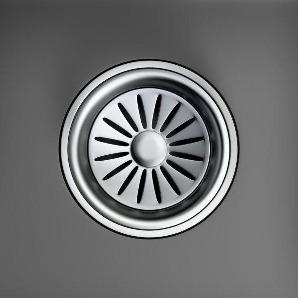 灰色水槽与银色水槽孔图片下载