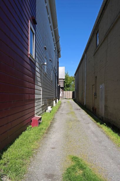 窄,砾石车道图片下载