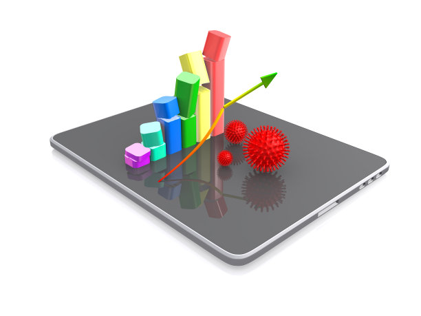 由于病毒流行而中断的业务图的3D插图图片下载