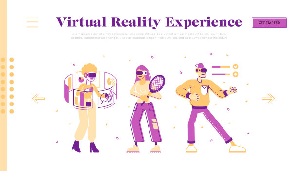 人们使用虚拟现实技术网站图片下载