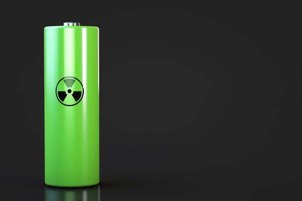 核能源。黑暗的背景。副本的空间。图片下载