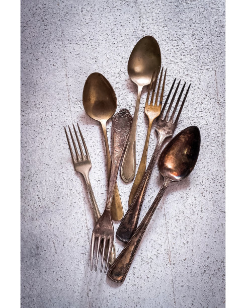 勺子和叉子图片下载