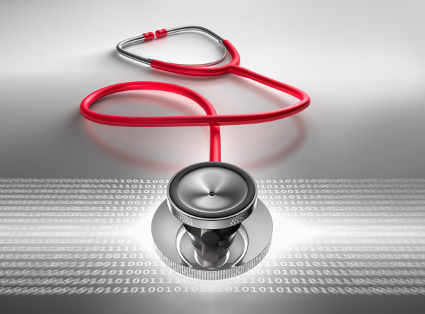 听诊器与数据图片下载