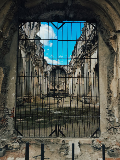 教堂废墟图片下载