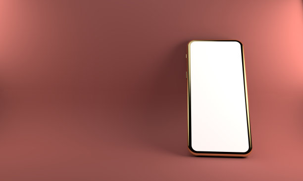 3d渲染手机模型的广告。三维演示图片下载