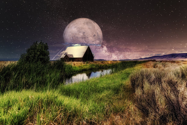 数字谷仓图片下载