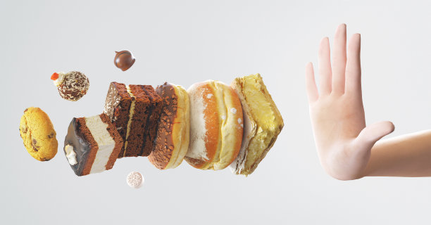 不同的糖果孤立在白色，3d渲染图片下载