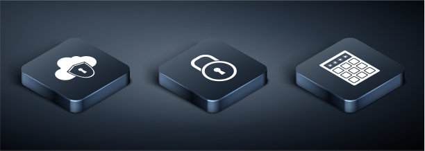 设置等距云和防护密码图片下载