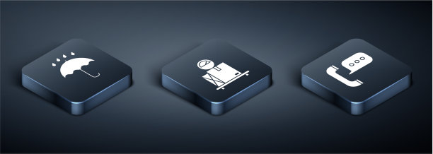 设置等距伞和雨滴电话图片下载