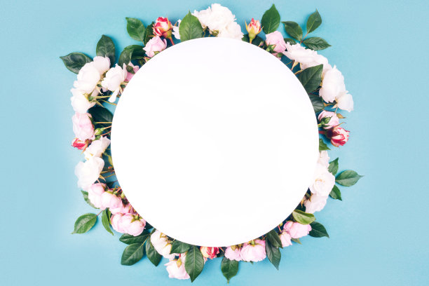 花组成平铺。图片下载