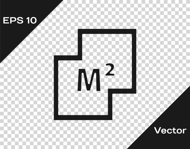 黑屋计划图标孤立在透明的背景。向量图片下载