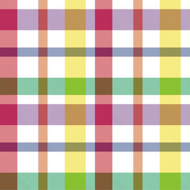 彩虹格子呢格子无缝格子图案图片下载