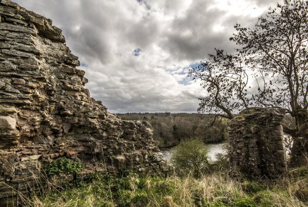 俯瞰罗克斯堡遗址图片下载