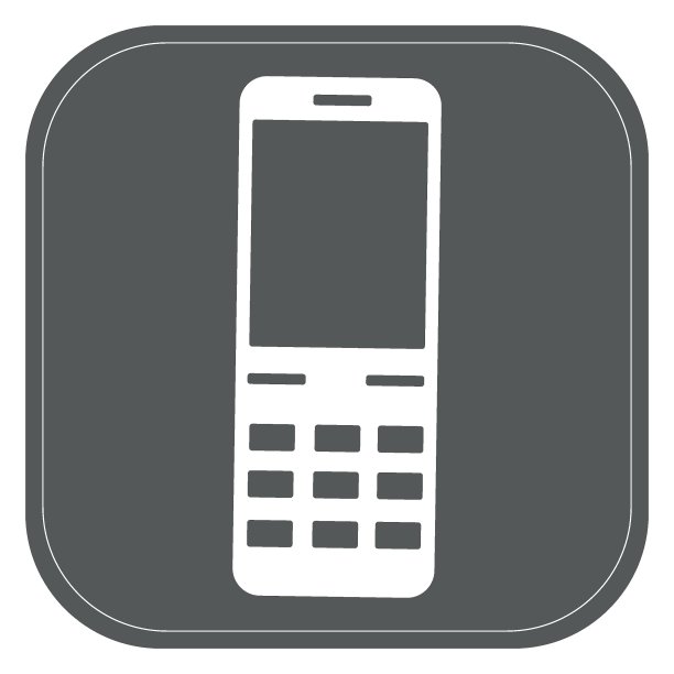 手机图标，灰色矢量图图片下载