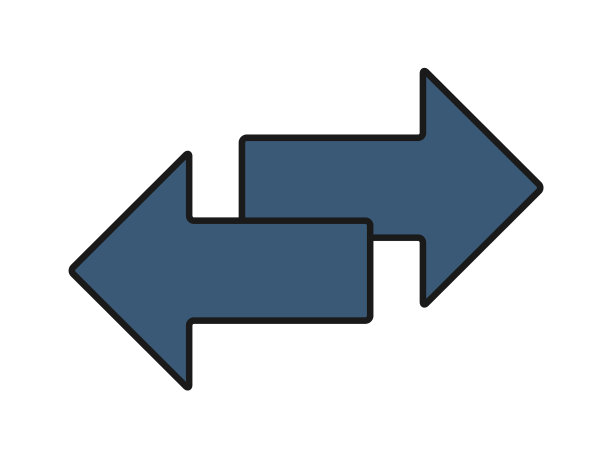 交换箭头转移图标标志孤立上图片下载