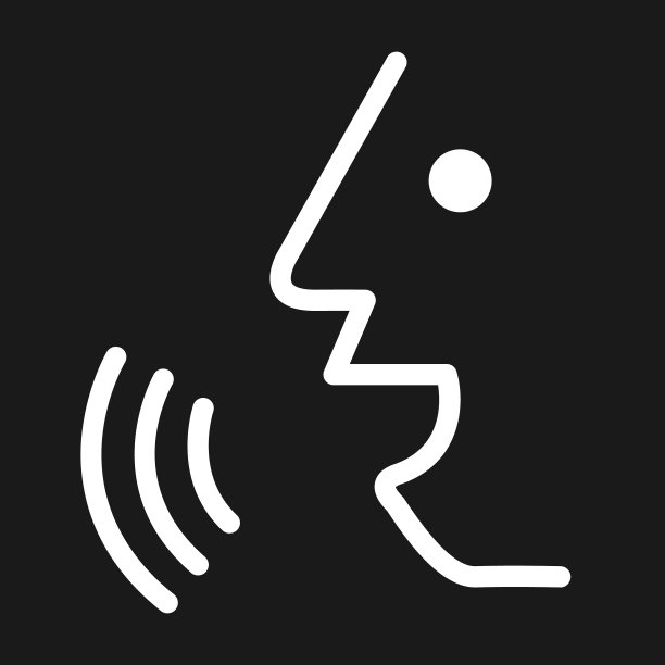 语音百分图标设计，平面符号现代图片下载