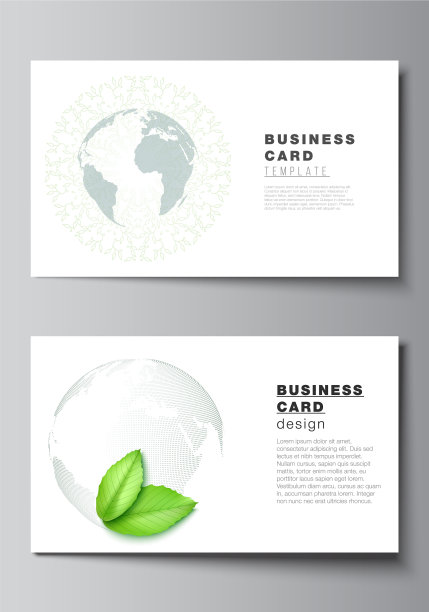 设计两张有创意的名片图片下载