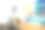 现代厨房内饰，米色和蓝色。3 d演示。图片下载