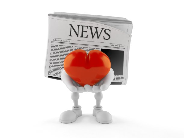 报纸人物捧心图片下载