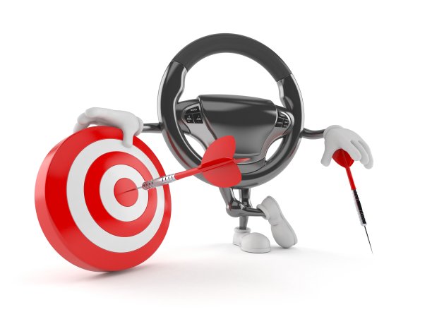 汽车方向盘的特点与靶心图片下载