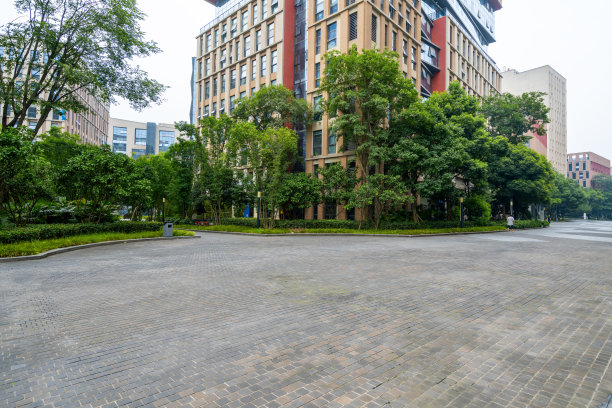 中国重庆科技园的空置楼层和现代化办公大楼图片下载