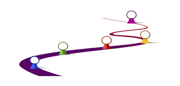 波浪线信息图形有足够的空间复制白色背景上的文本。图片下载
