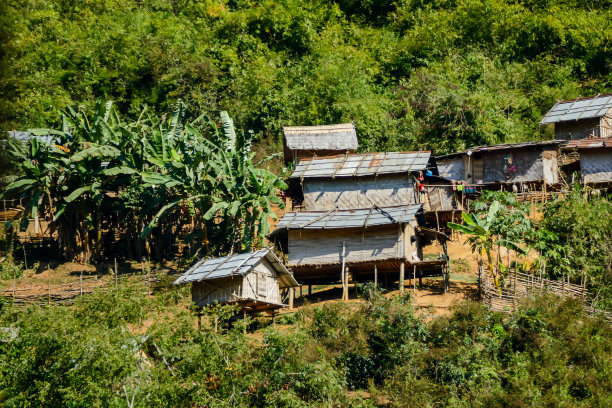 森林里的老房子，以数码照片图片为背景图片下载