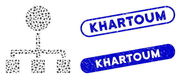 椭圆马赛克层次与垃圾喀土穆图片下载