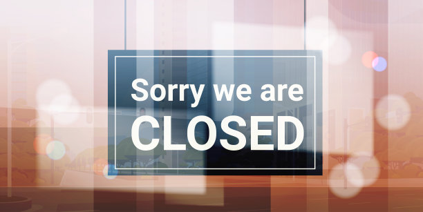 对不起，我们关门了，招牌挂在商业，办公室，商店或餐厅图片下载