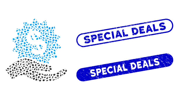 椭圆马赛克金融提供手与垃圾图片下载