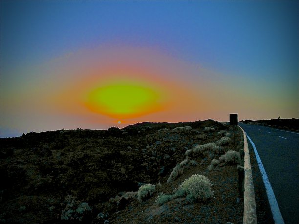 特尼利费加那利群岛的太阳升起图片下载