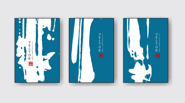 蓝墨水笔画在白色的背景上图片下载