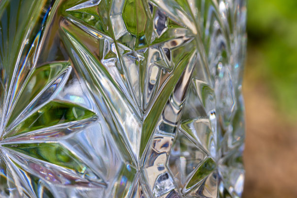 宏观抽象背景美丽的铅水晶玻璃纹理图片下载