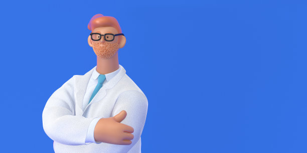 3D卡通人物医生图片下载