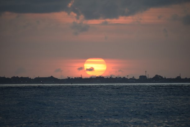 巴厘岛日落图片下载