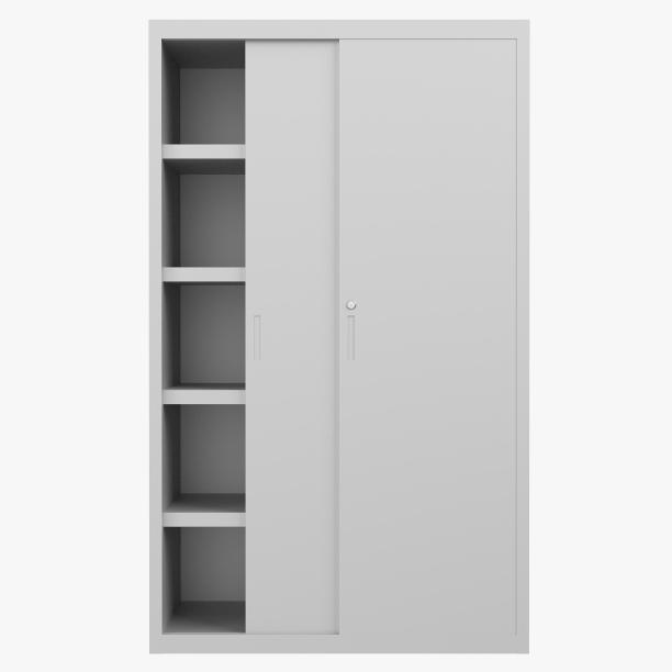 带推拉门的办公柜图片下载