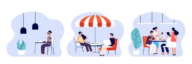 吃女人的人吃午饭，早餐或者图片下载