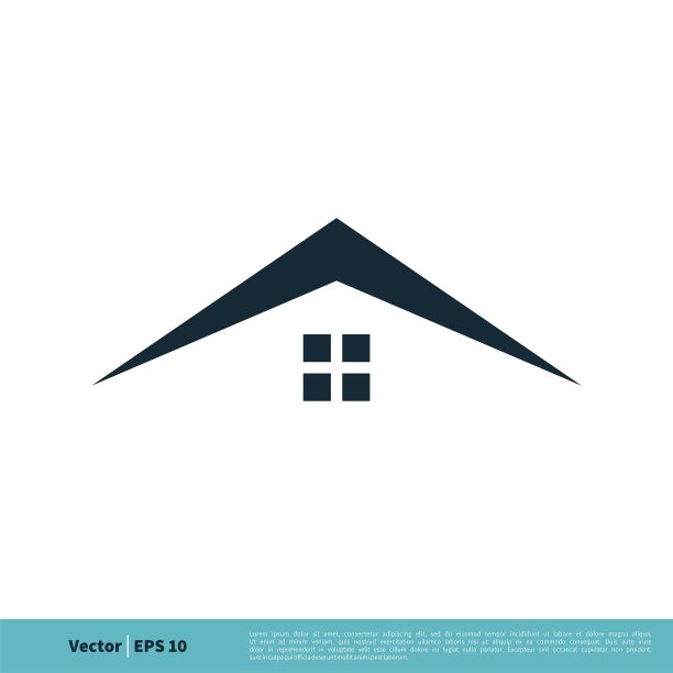 屋顶/ Home图标矢量标志模板插图设计。向量EPS 10。图片下载