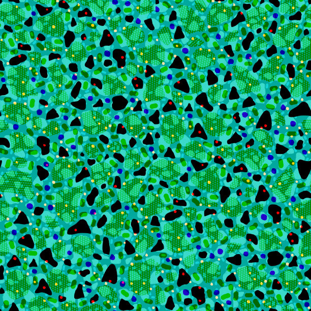 抽象明亮无缝图案，彩色斑点背景图片下载