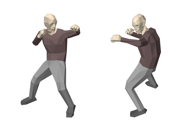 低聚人打钩孤立在白色图片下载