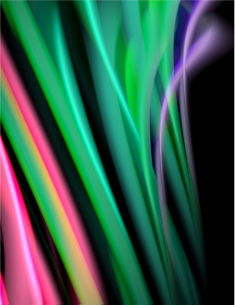 丝绸光滑的线条上的黑色液体液体的颜色图片下载