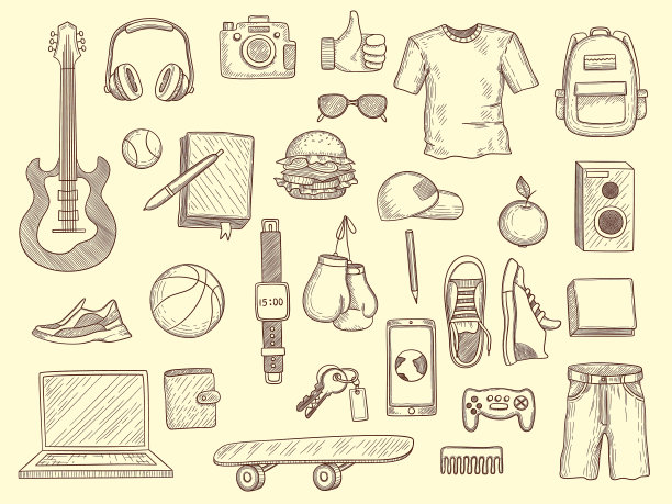 十几岁的孩子们喜欢男孩子和女孩子的衣服图片下载