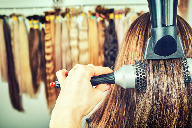 吹头发照片素材ID：377412642