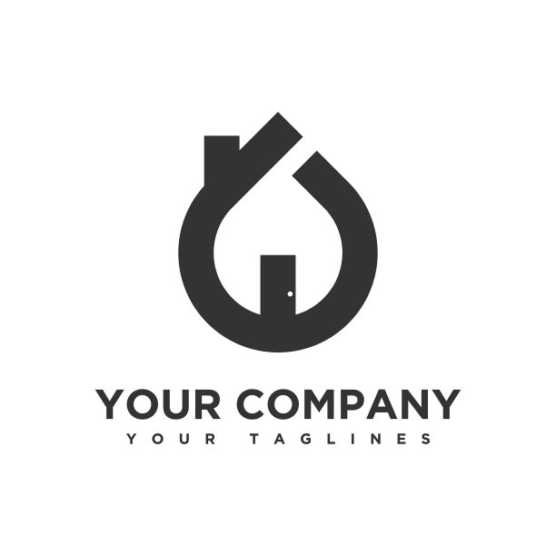 简单抽象家居logo图片下载